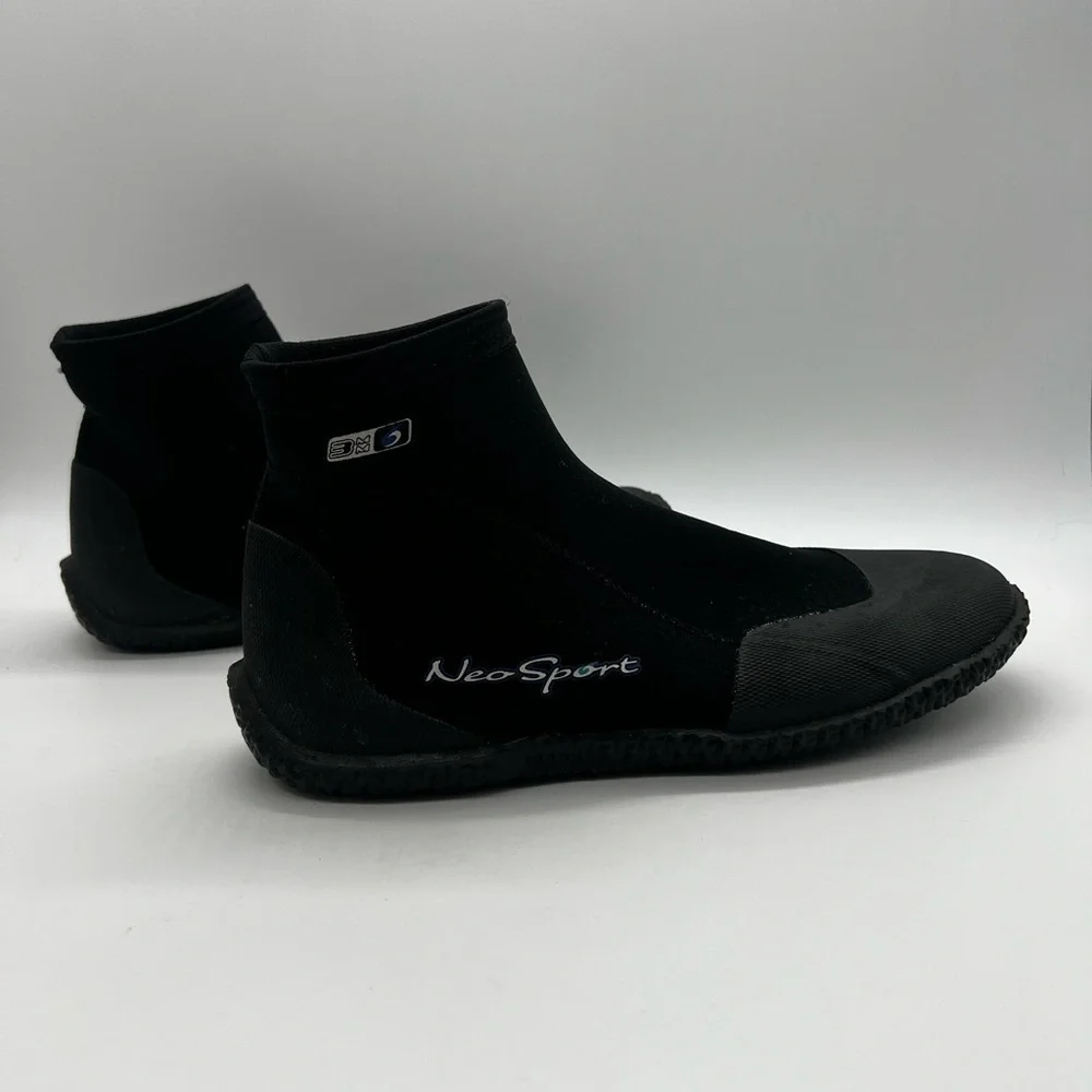 Neo Sport Black Neoprene Water Shoes Men’s Size 9